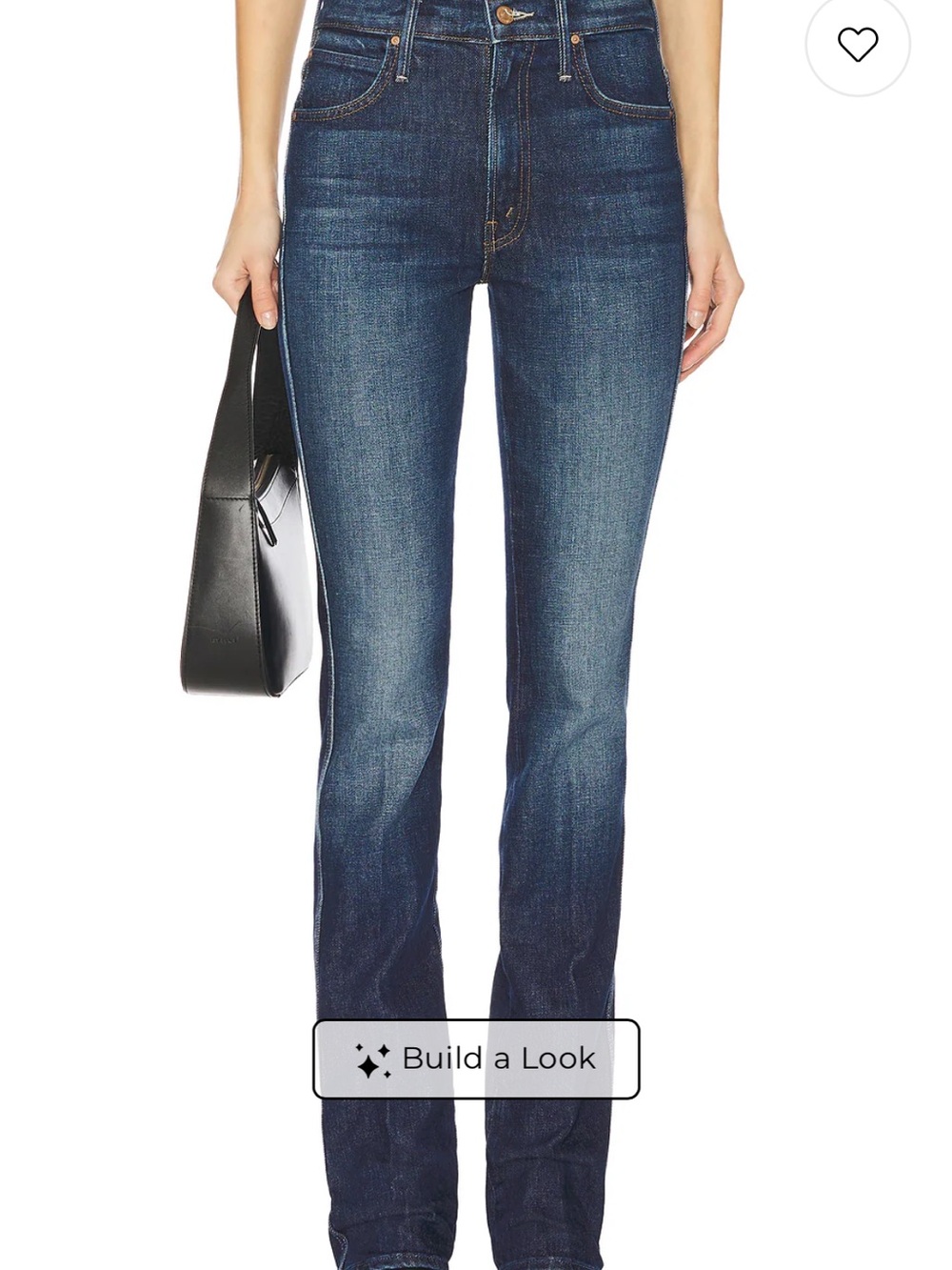 The Mid Rise Smokin' Double Heel Jeans in Clothing Optional
MOTHER